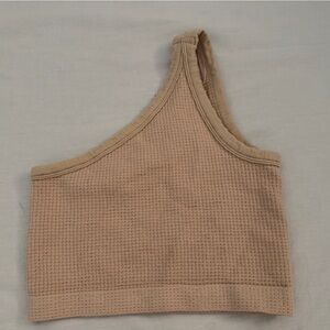 Cute one shoulder crop top